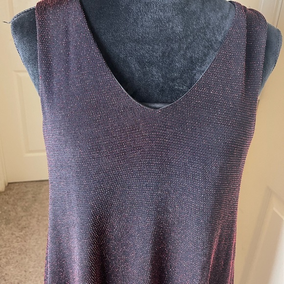 Anthropologie Everly Sleeveless Sparkle Midi Dress Size Medium - Picture 4 of 7